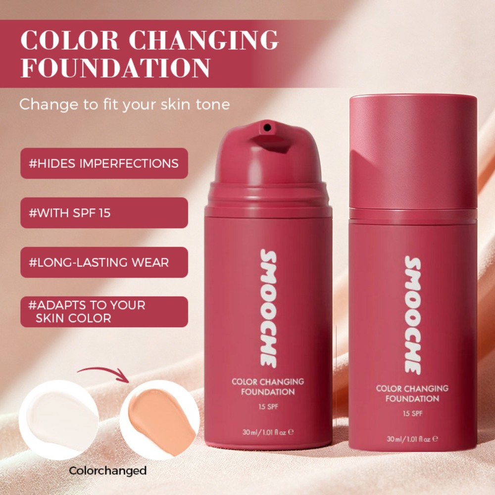 Beauty Makeup Foundation - Тональный крем SMOOCHE с эффектом изменения