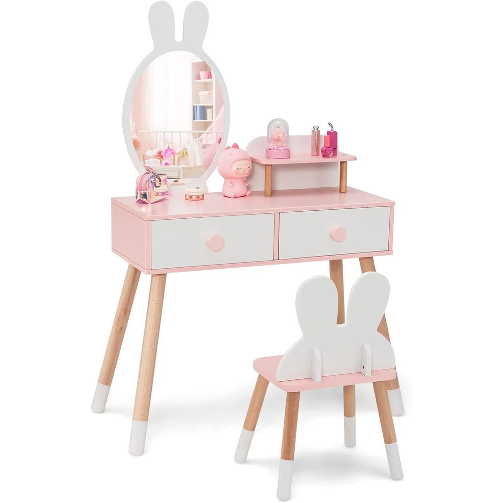 Beauty Makeup Vanity Set - Детский туалетный столик EY Kids Vanity,