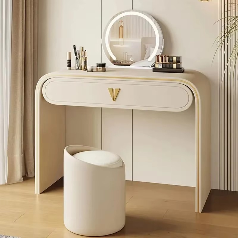 Beauty Makeup Vanity Set - Полный набор деревянного туалетного столика для