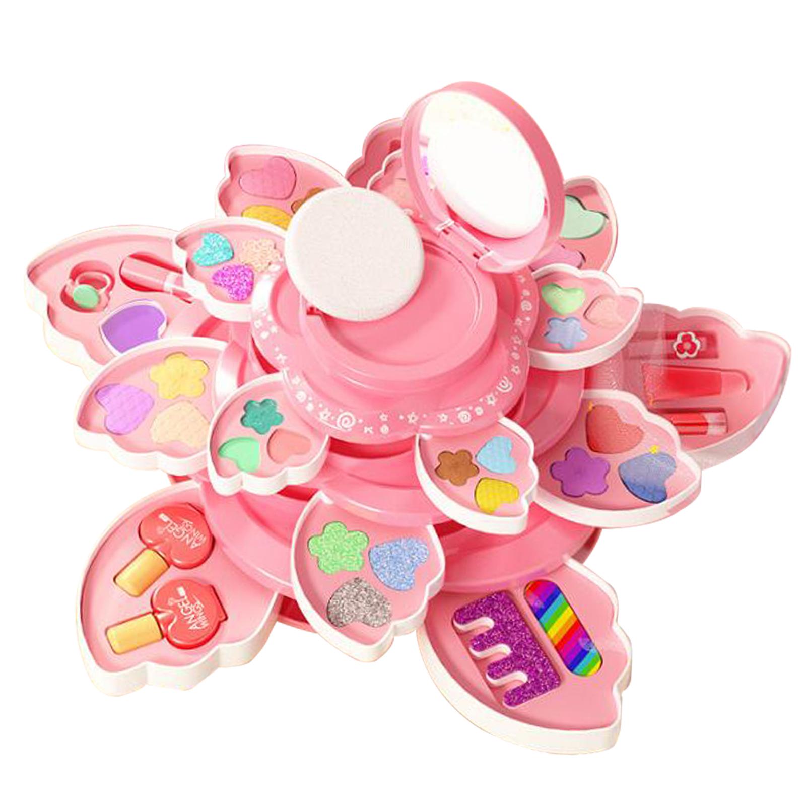 Beauty Makeup Vanity Set - Игровой набор косметики для девочек, портативный,