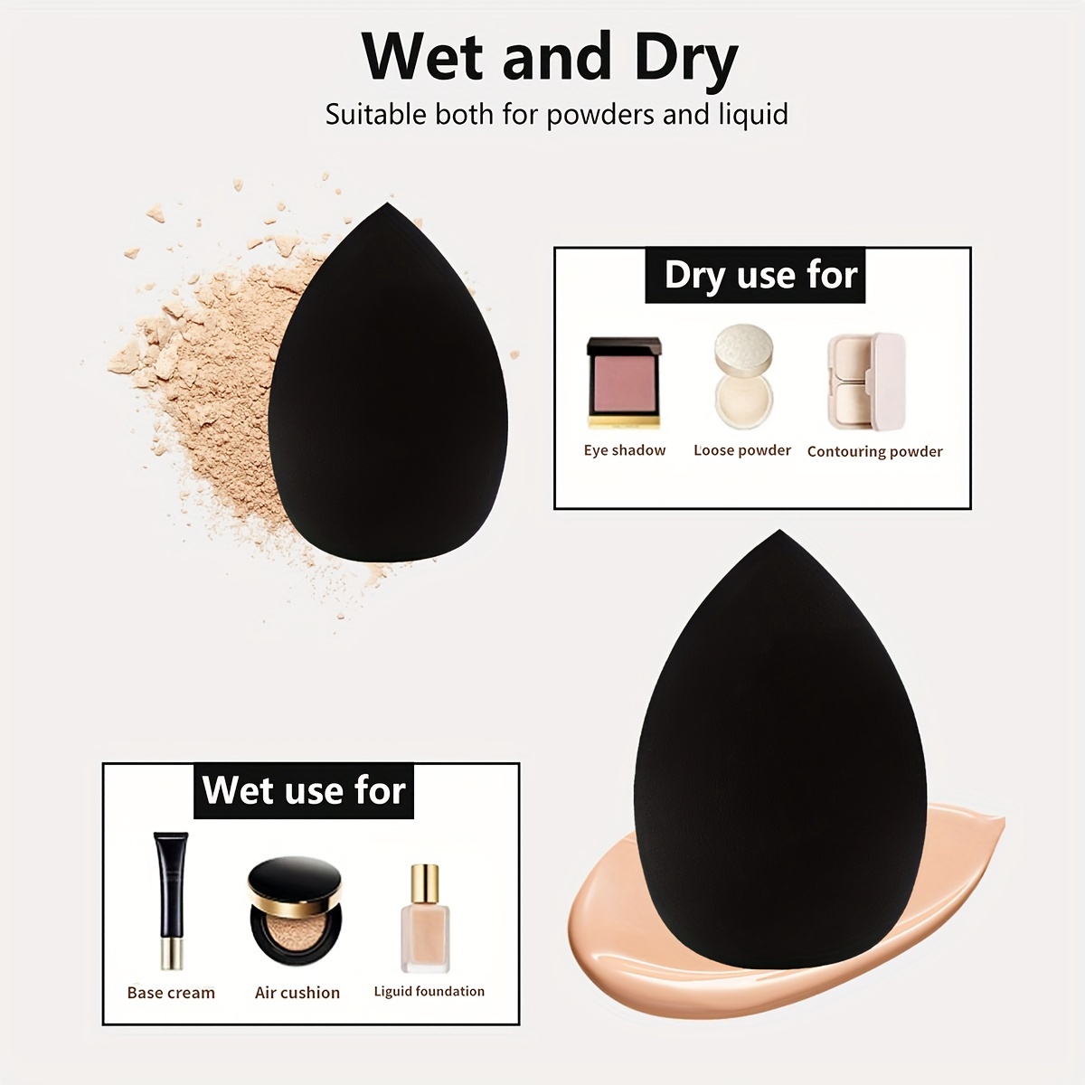 8 шт., спонж для макияжа с яйц – обзор и цена Beauty Bay Makeup