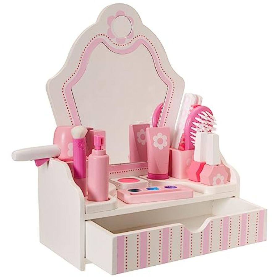 Деревянный игровой набор для с – обзор и цена Beauty Makeup Vanity Set