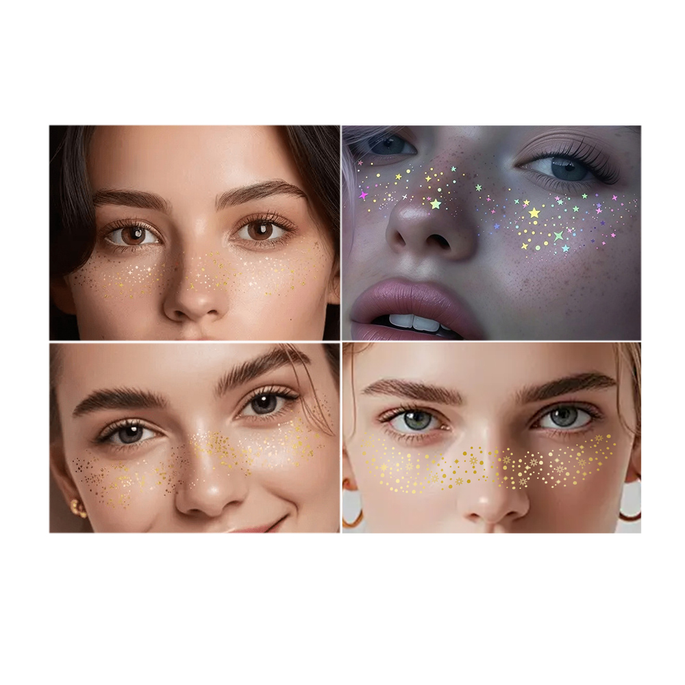 Набор из 6 наклеек-имитаций ве – обзор и цена Beauty Glazed Makeup