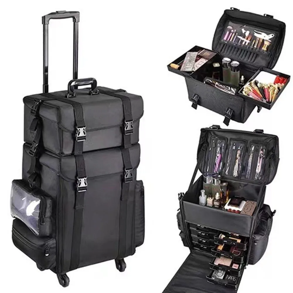 Набор дорожный чехол на тележк – обзор и цена Beauty Makeup Vanity Set